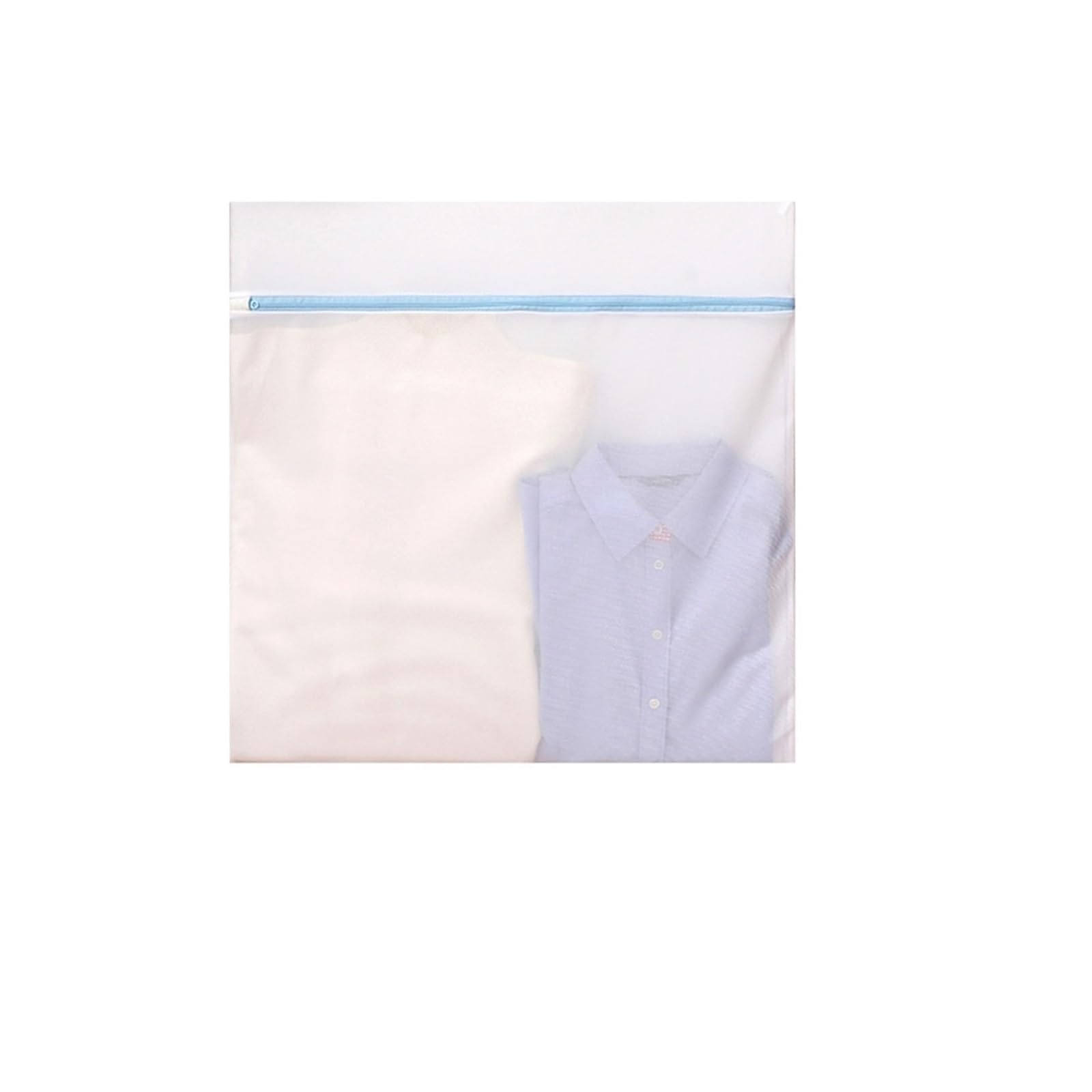 7pcs Laundry Bags Clothes Protect Bags For Washing Machine Travel Dirty Clothing Organize Laundry Basket Blue Zipper Washing Bag(60x60cm,3-pieces)