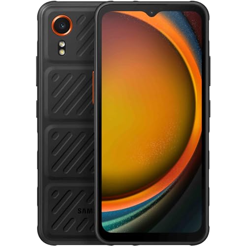 Samsung Galaxy Xcover7 Enterprise Edition, robustes 6,6 Zoll Android Smartphone, 128 GB, 4.050 mAh Akku, Business Handy, wassergeschützt, Smartphone ohne Vertrag, Schwarz