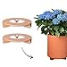 Produktbild terraced® - 2er Set - Blumentopf Untersetzer - Farbe: Terrakotta - Rund - 27cm Durchmesser  Untersetzer Blumentopf  Recycling Material - Made in Germany