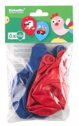 Amscan Palloncino Farm Fun Grande Rotonda