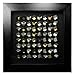 HUJI Golden & Silver Mini Cubes Geometric Shadow Box Wall DÃ©cor
