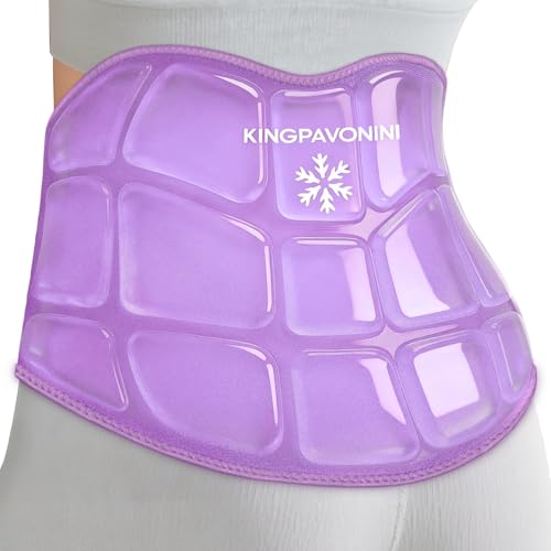 Image of KingPavonini Reusable Ice Pack for Back Pain Injury Instant Relief, Purple