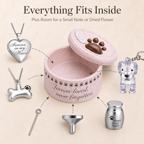 hooppoo Pet Memorial Gift Set for Loss of Dog Cat - image 2