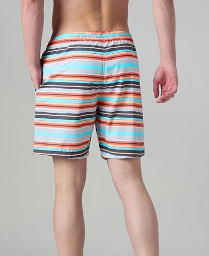 Image of Speedo Men's 4 Way Flex Essential Printed Watershorts with Side Pockets | Water Repellent | Internal Drawcord | Wide Waistband Swimming Trunks