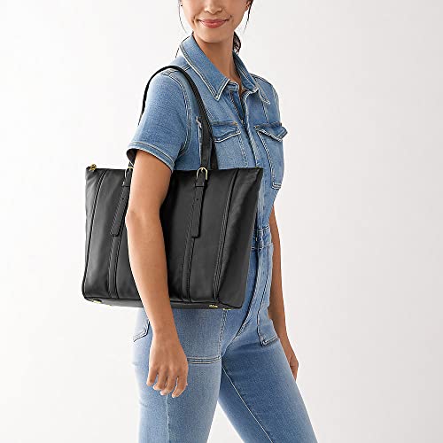 Sac bandoulière Fossil Carlie en cuir de créateur brun 34 cm élégance durable