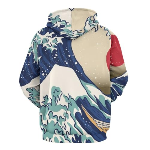 Sweats à capuche manche longue UMENG Unisexe Hoodie pull taille S imprimé - 3