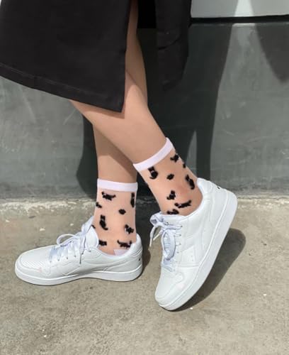 Image of Campsis Women Sheer Socks Sheer Ankle Socks for Women and Girls