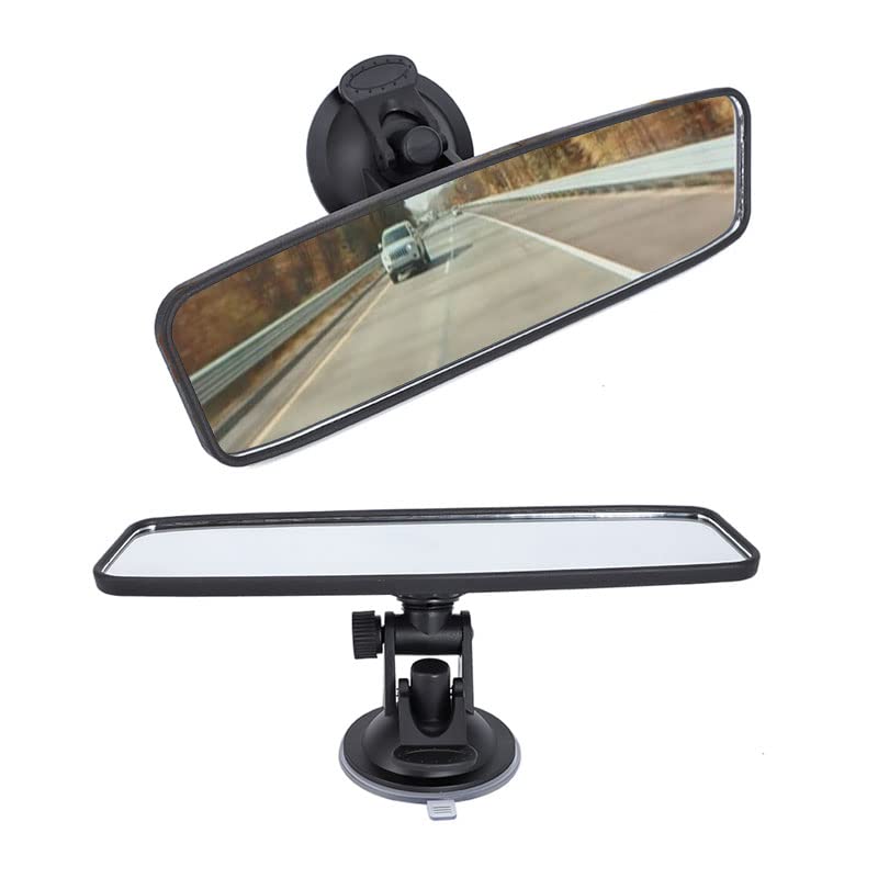 Rétroviseur anti-éblouissement universel pour voiture et camion, grand angle, réduit les angles