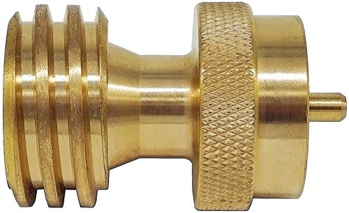 AOPANDA Steak Saver Adapter 1 LB Propane Gas Grill Adapter Converter Universal 1 Pound   16.4oz Disposable Small Bottle for BBQ Grill Propane Tree - 1  -20 Male Throwaway Cylinder Thread