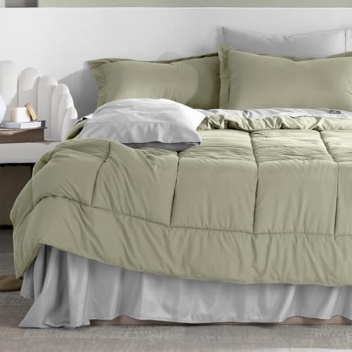 Lista de que lavadora comprar los 5 más buscados. 44 REAL TEXTIL Set de Edredón Duvet con Fundas de Almohada y Juego de Sábanas, Ideal para Cualquier Temporada (Verde - Gris, Queen Size)