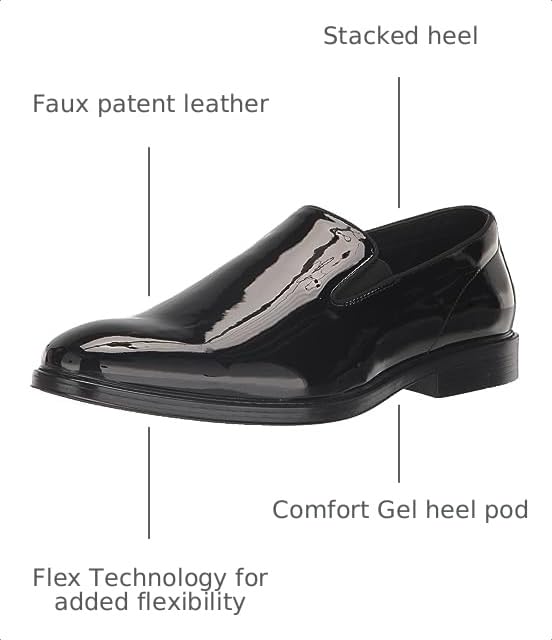 Image of Nunn Bush Men's Centro Flex Formal Plain Toe Slip-on