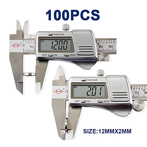 Diymag 100Pcs Refrigerator Magnets, Small Round Disc Magnets For Crafts, Premium Brushed Nickel Tiny Fridge Magnets, Office Magnets, And Whiteboard Magnets #TOP2