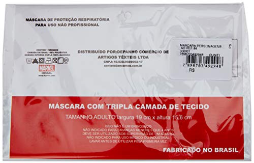 Máscara Homem-Aranha com tripla camada de proteção, Original, Adulto