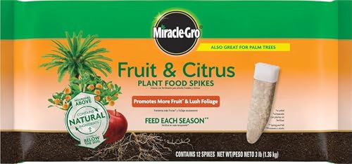 Miracle-Gro Fruit & Citrus Plant Food Spikes, 12 Spikes, 3 lb.