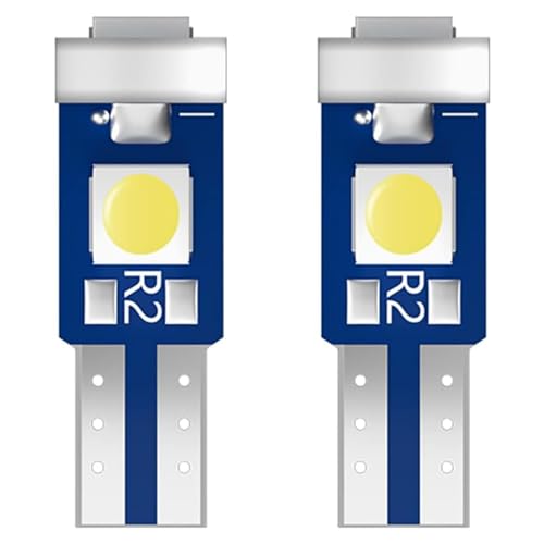 Bombilla LED T5 para tablero de auto, 40 piezas miniatura 5