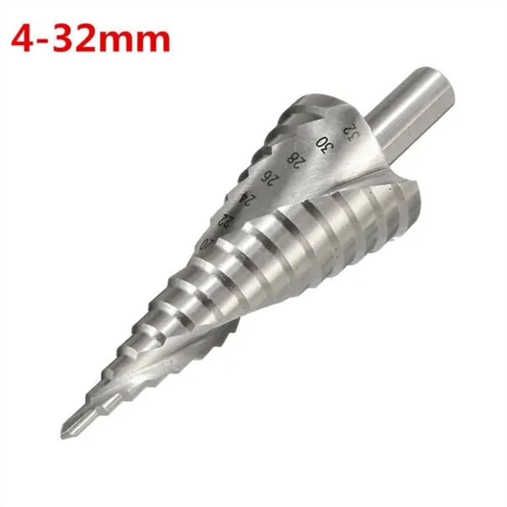Wiertło stopniowe 4-12/20/32 mm z chwytem sześciokątnym rowek stożkowy wiertło stożkowe wiertło do otworów - 4-12 mm