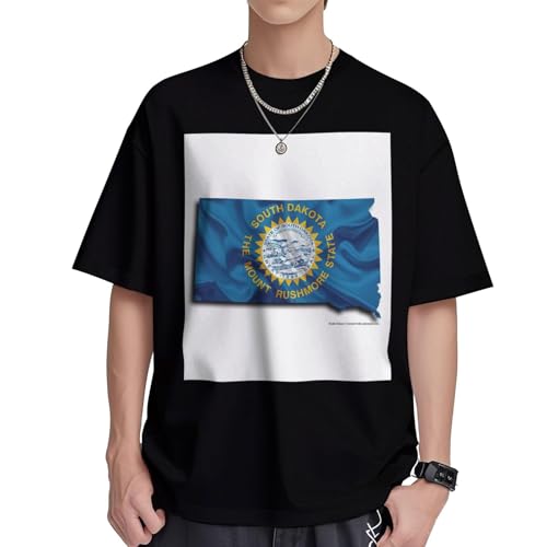 T-shirt coton Dakota du Sud pour femme aux finitions soignées