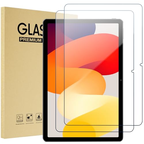 ProCase 2 Unidades Protector de Pantalla para Tablet Xiaomi Redmi Pad SE 11 Pulgadas 2023, Vidrio Templado 9H, Lámina Antirrayas y Transparente, Protector Resistente para Xiaomi Redmi Pad SE 11