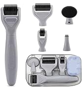 Derma Roller 6 in 1 Professional Micro Needling System, Microneedles for Beard Growth &amp; Hair Regr...