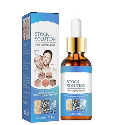Crema facial, Suero facial de solución madre, Líquido Antiarrugas Reafirmante Líneas Finas, Esencia para desvanecer líneas finas 30ML (1Pc)
