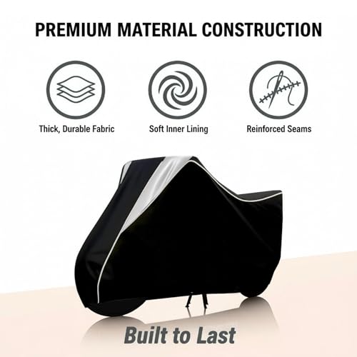 Image of Stylish Water Resistant Scooty Body Cover Compatible with Ola S1 Air & All Models | UV Protection, Dustproof, Heat Resistant, Two Wheeler | New All Weather Protection, Dust & Rain