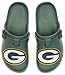 FOCO Open Back Buckle Clog – Comfortable Slip-On Sandals for NFL Fans, Green Bay Packers, Medium