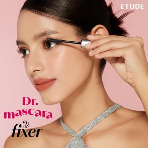 Image of ETUDE Dr. Mascara Fixer, Korean Mascara Fixer, Long-Lasting Wax Formula, All-Day Curl Hold, Smudge-Proof, Korean Makeup, Beauty, Vegan Certified, Natural (Transparent, 0.203 Fl Oz)