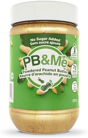 PB&Me Peanut Butter Powder, NO SUGAR ADDED, Keto Friendly, Gluten Free, High in Protein, Great for Smoothies!