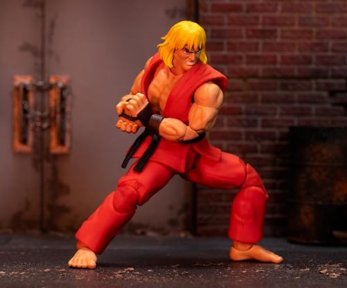 Street Fighter II 6" Ken Figure Action Figure, Toys for Kids and Adults, Red - Image 4