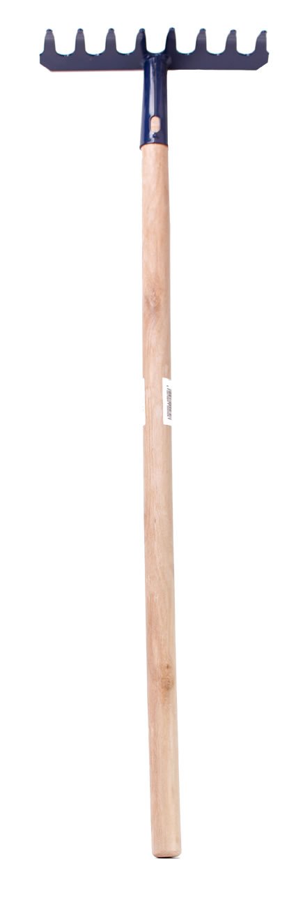 Kindertuingereedschap – Schep, Hark, Bezem, Metaal Met Houten Steel, 70-98 Cm, Voor Kleine Tuiniers, Kleurrijk, Niet Geschikt Onder 3 Jaar