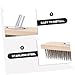 Luxshiny Heavy Duty Stainless Steel Wire Floor Brush Head for Cleaning Tiles and Grout Industrial Stiff Bristles Scrubber for Kitchen and Bathroom Use