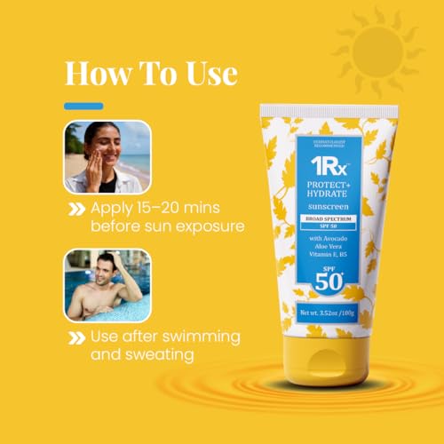 Image of Zeelab Sunscreen SPF 50+ | Broad-Spectrum UVA /UVB Protection | With Avocado, Aloe Vera & Vitamin E | Prevents Sunburn, Tanning & Premature Ageing | Lightweight, Non-Greasy | 100 gram