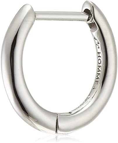 Amazon | [4℃HOMME+] プラチナ フープ ピアス 片耳用 112243354001 