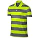 Nike Men's Victory Bold Stripe Polo - Large - Volt