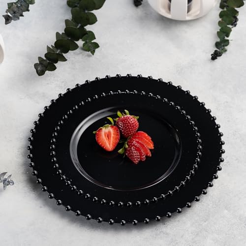 PLASTICPRO Plastic Dinner Plates Disposable Plastic Fancy Heavy Duty Party Dishes - Image 5