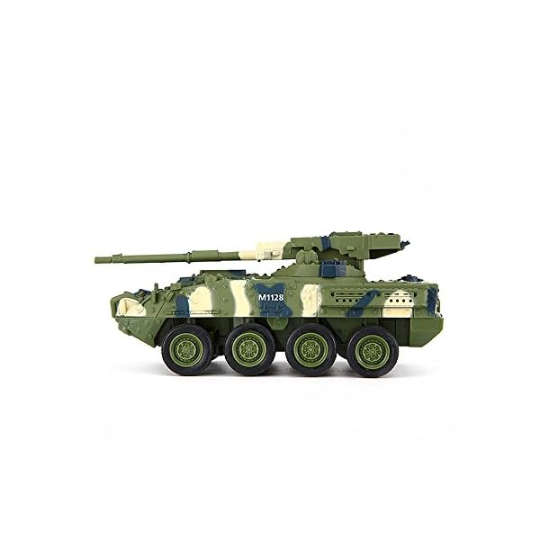 HSP Himoto RC Mini Ferngesteuerter Panzer mit integriertem Akku, Panzer-Kampfwagen M1128 Stryker, Tank-Fahrzeug inkl… – Bild 7
