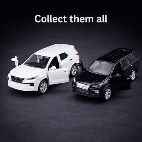 Image of Elite Cruiser SUV Toy Car with Push-Back Action & Openable Doors| Durable ABS Plastic Off-Road Car Toy for Kids (3+ Years)|Black