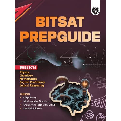 Image of PW BITSAT PYQ Book 2026 - All in One BITSAT Preparation Guide | Physics, Chemistry, Mathematics, English & Logical Reasoning | Chapterwise PYQs (2020-2025), Crisp Theory & Most Probable MCQs