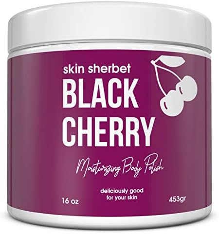 Skin Sherbet Black Cherry Body Polish Salt Scrub - 23oz