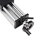 Zeberoxyz 200mm Länge Effektive Reise Dual Optische Achse Manueller Schiebetisch Linear Rail Guide Kugelschraube SFU1605 mit Handrad für Nicht-Standard-Automatisierung,CNC-Ausrüstung Transformation