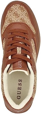 GUESS Men's TIPPO Sneaker, Cognac Logo Multi 210, 13 | Image 1