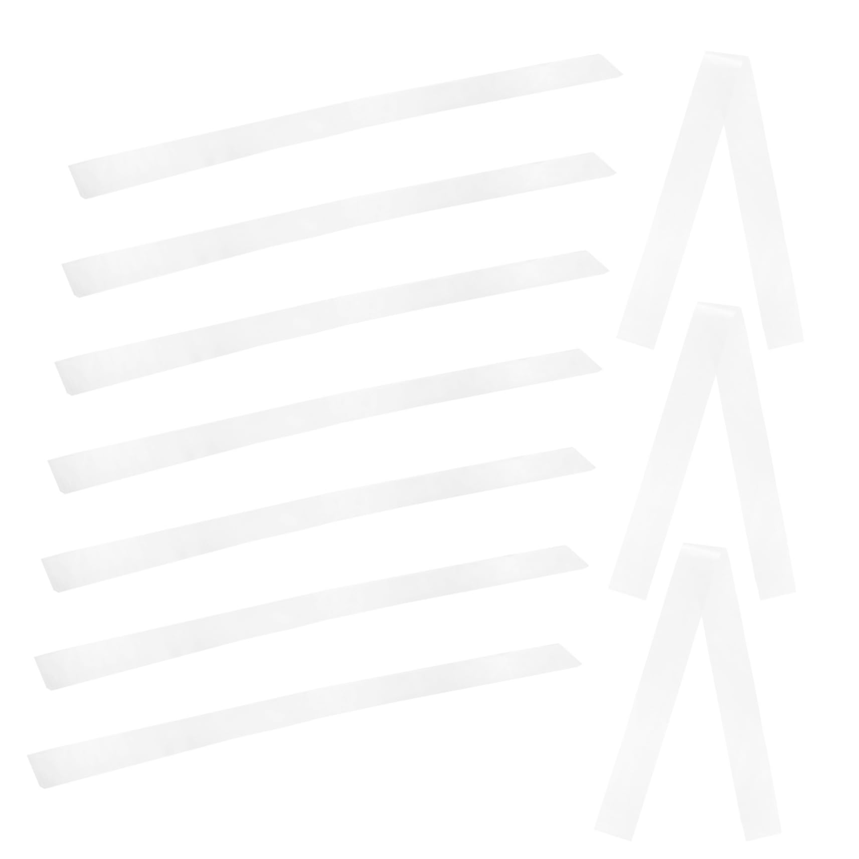 LIFKOME 10 pcs Vertical Flute Storage Bags Durable Plastic Flute Cases Practical Convenient Design for Musicians