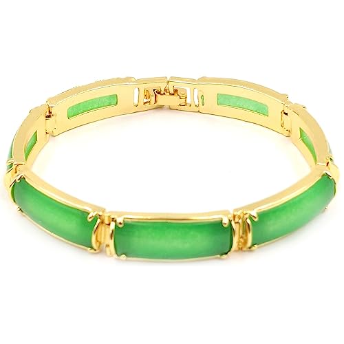 Bracelet en jade véritable et argent sterling, l'éclat d'un bijou de luxe durable