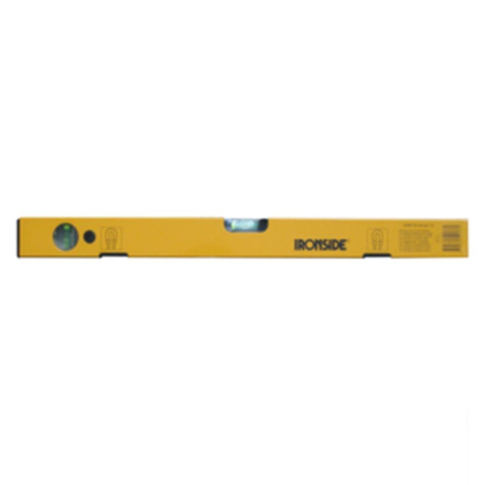Ironside 152137 - Livella a bolla d'aria magnetica in alluminio 80 cm