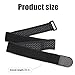 JINJUMEI 2PCS Wheelchair Thigh Leg Strap, Wheelchair Strap Seat Belt Leg Support Strap, Adjustable Secure Leg Straps for Elderly Dementia Paralysis Parkinson's