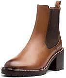 Thursday Boot Company Women's Knockout High Heel Chelsea Boot, Toffee, 9