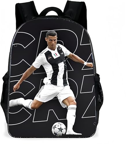Mochila de fútbol con gran capacidad y bolsillos múltiples para viaje