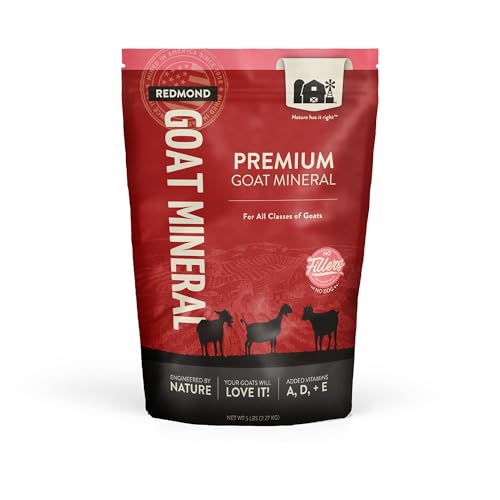 REDMOND Goat Mineral Supplement Mix Unrefined Salt (5 LB)
