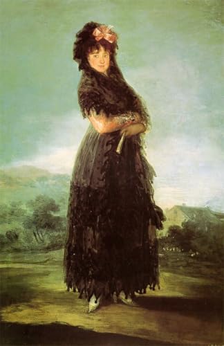 Affiche de Arts pour Habiller un Grand Mur de Salon Portrait Mariana Waldstein Goya 60x90cm