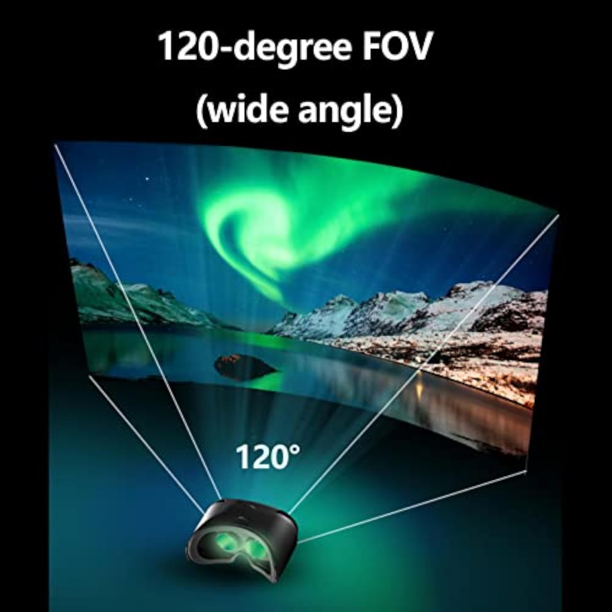 3D VR Glasses for Movies and Gaming, Adjustable Design